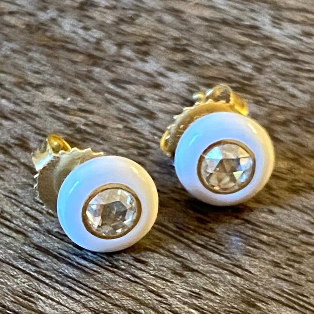Ippolita 18k Diamond and Carnevale Stud Earrings